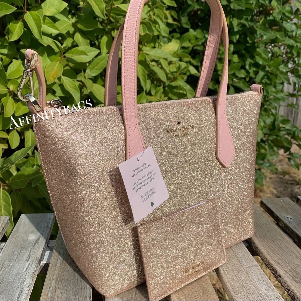 Kate spade set small joeley glitter satchel card - Picture 3 of 8